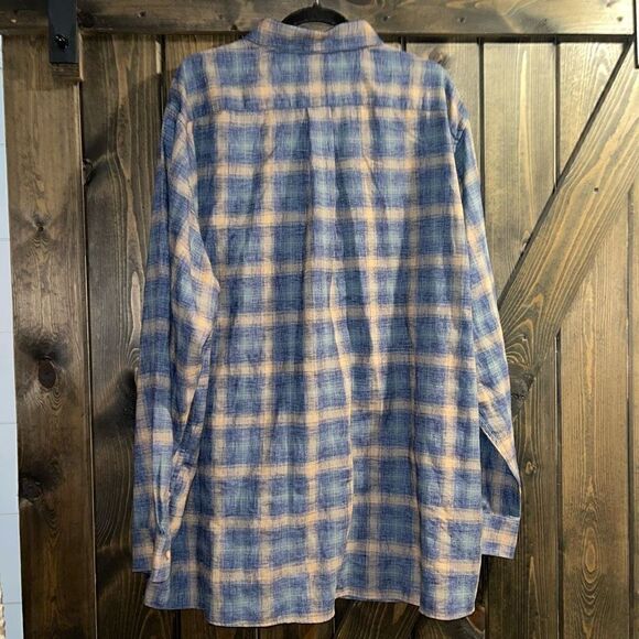 NWOT ROWM Plaid Shirt - Picture 2 of 4